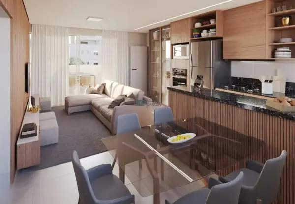 Apartamento 2 quartos 2 banheiros 48m²