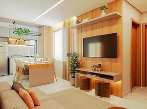 Apartamento 2 quartos 1 banheiro 20m²