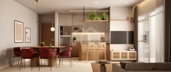 Apartamento 1 - 2 quartos 44 a 60m²