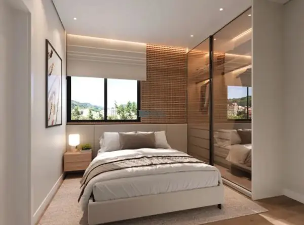 Apartamento 2 quartos 3 banheiros 61m²
