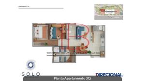 Apartamento 3 quartos 2 banheiros 