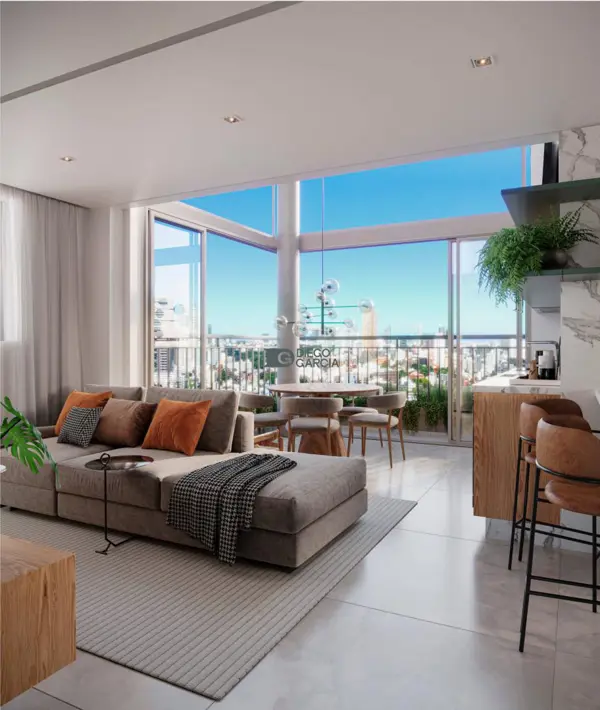Apartamento 3 quartos 3 banheiros 112m²
