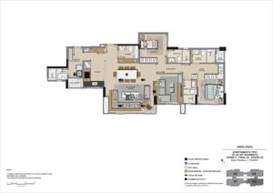 Apartamento 3 quartos 4 banheiros 137m²