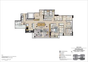 Apartamento 3 quartos 4 banheiros 137m²