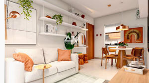 Apartamento 2 quartos 1 banheiro 45m²