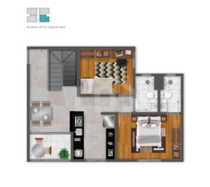 Apartamento 1 - 2 quartos 0 - 2 vagas 25 a 113m²
