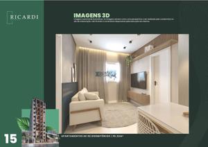 Apartamento 2 quartos 1 banheiro 35m²