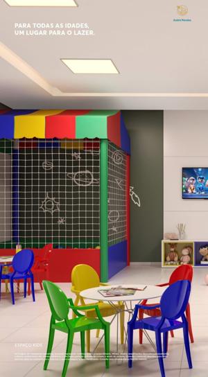 Apartamento 2 quartos 1 banheiro 44m²