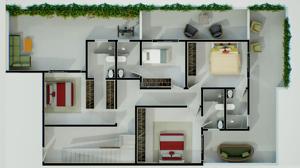 Apartamento 4 quartos 5 banheiros 320m²