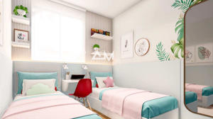 Apartamento 2 quartos 1 banheiro 45m²