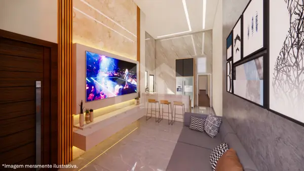 Casa 3 quartos 2 vagas 180m²