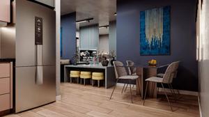Apartamento 1 quarto 1 banheiro 58m²
