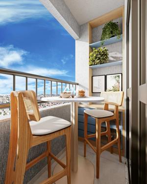 Apartamento 2 quartos 2 banheiros 43m²