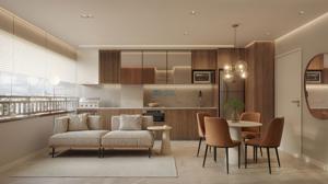 Apartamento 2 quartos 1 banheiro 33m²