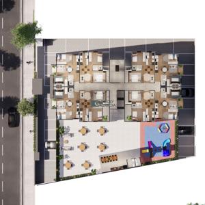 Apartamento 2 quartos 1 banheiro 39m²