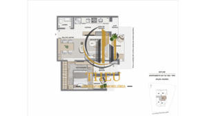 Apartamento 2 quartos 2 banheiros 320m²