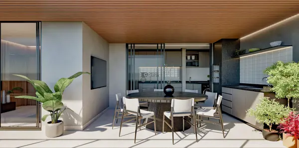 Apartamento 2 quartos 2 banheiros 110m²