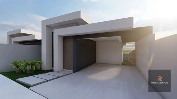 Casa 3 quartos 2 banheiros 112m²