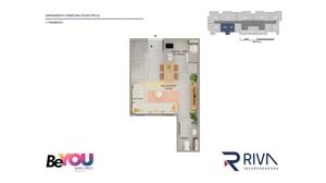 Apartamento 2 quartos 1 banheiro 55m²