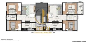 Apartamento 2 quartos 2 banheiros 160m²