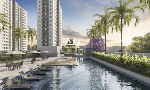 Apartamento 2 quartos 2 banheiros 40m²