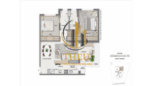 Apartamento 2 quartos 2 banheiros 320m²