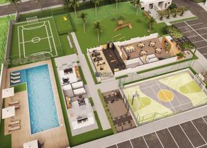 Apartamento 3 quartos 2 banheiros 70m²