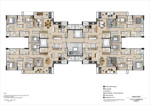 Apartamento 3 quartos 4 banheiros 137m²