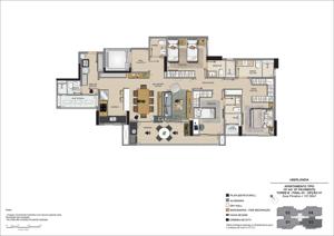 Apartamento 3 quartos 4 banheiros 137m²