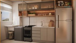 Apartamento 2 quartos 1 banheiro 44m²
