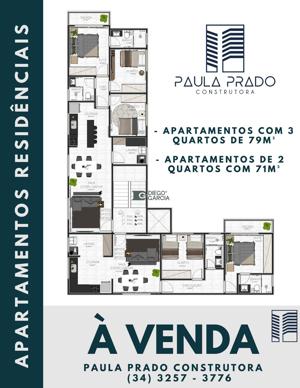 Apartamento 3 quartos 2 banheiros 79m²