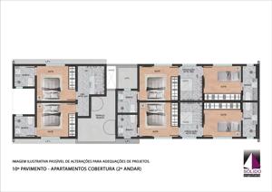 Apartamento 2 quartos 2 banheiros 54m²