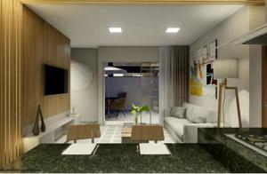 Apartamento 2 quartos 3 banheiros 60m²
