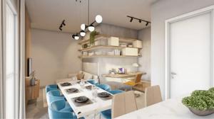 Apartamento 2 quartos 1 banheiro 55m²