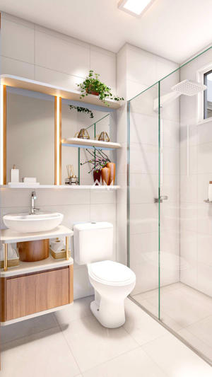 Apartamento 2 quartos 1 banheiro 45m²