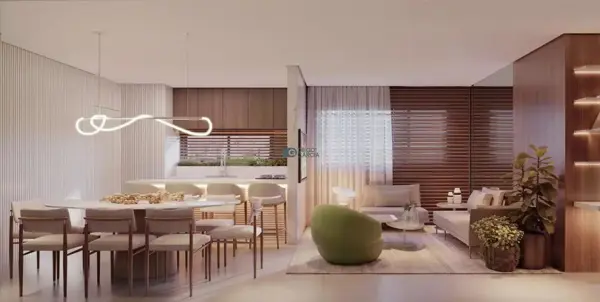 Apartamento 3 quartos 2 banheiros 86m²
