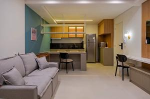 Apartamento 1 quarto  banheiros 31m²