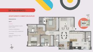 Apartamento 3 quartos 3 banheiros 191m²