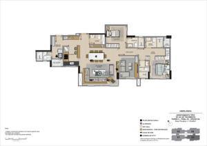 Apartamento 3 quartos 4 banheiros 137m²