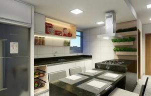 Apartamento 2 quartos 3 banheiros 60m²
