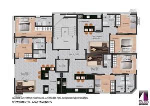 Apartamento 2 quartos 2 banheiros 70m²