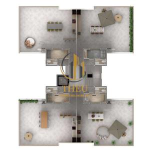 Apartamento 3 quartos 2 banheiros 135m²