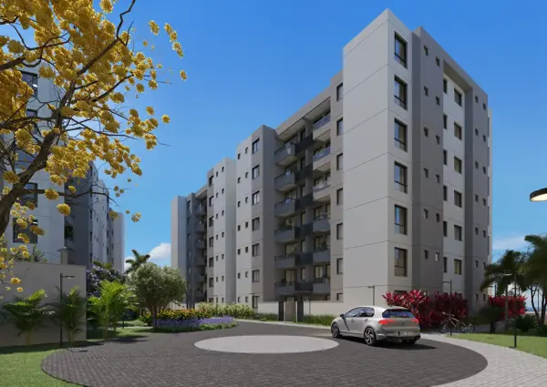 Apartamento 3 quartos 2 banheiros 73m²