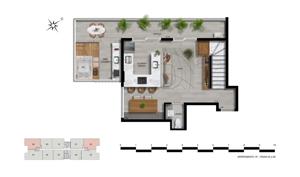 Apartamento 2 quartos 2 banheiros 73m²