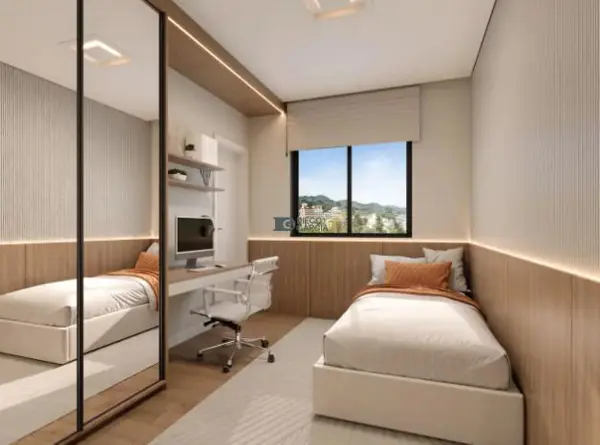 Apartamento 2 quartos 3 banheiros 61m²
