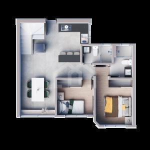 Apartamento 2 quartos 1 vagas 62 a 71m²