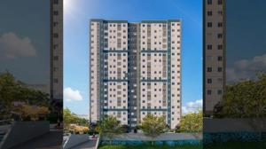 Apartamento 2 quartos 1 banheiro 63m²