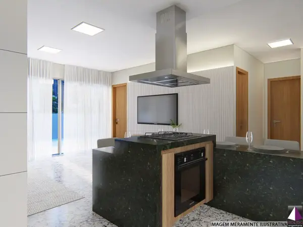 Apartamento 2 quartos 2 banheiros 70m²