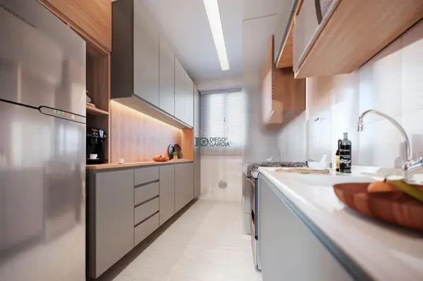 Apartamento 2 quartos 1 banheiro 44m²