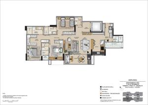 Apartamento 3 quartos 4 banheiros 137m²